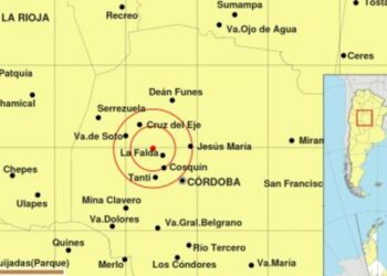 Temblor de magnitud 3 sacudió la zona serrana de Córdoba
