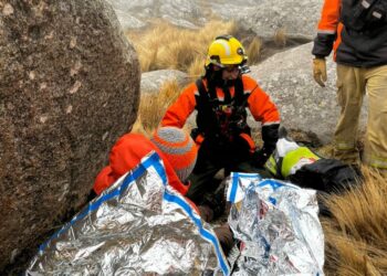 Operativo de rescate en el Cerro Champaquí