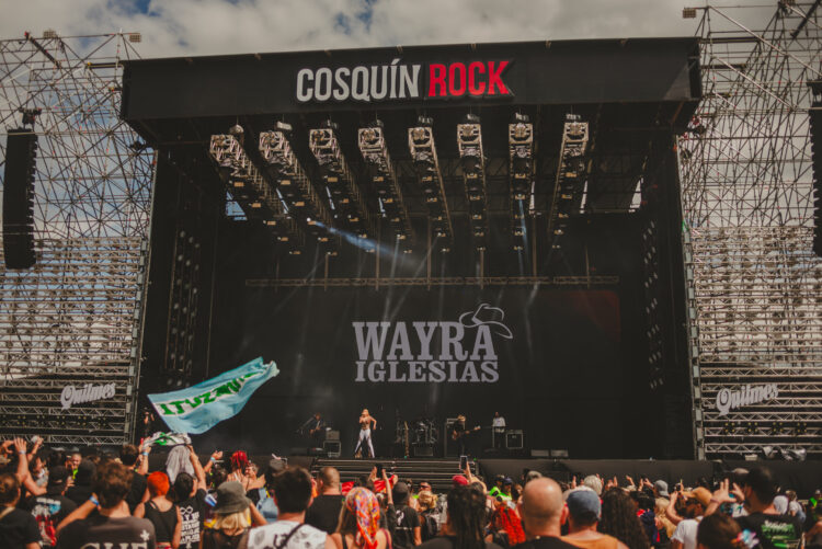 Wayra Iglesias participó  en el Cosquín Rock 2025.
