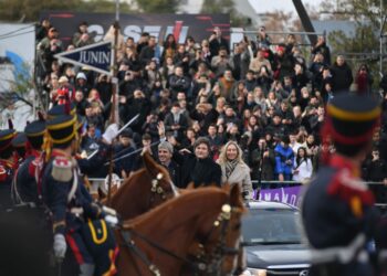 El presidente Javier Milei participó hoy del acto central de la Expo de la Sociedad Rural Argentina (SRA).