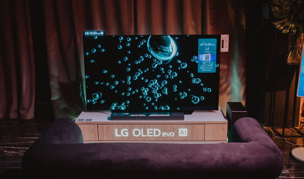 Los televisores con tecnología OLED, distintivos de la marca.