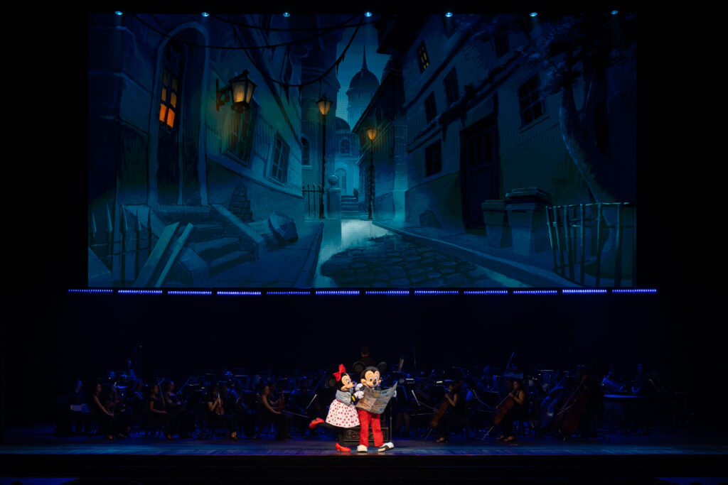 Los personajes de Disney en concierto