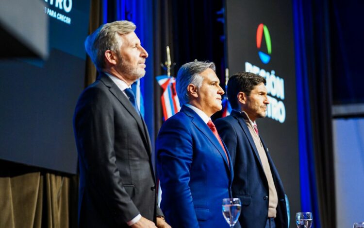 Frigerio, Llaryora y Pullaro lanzaron iniciativas de gestión conjunta.