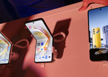 La china Nubia presentó sus nuevos equipos en un evento realizado en el club GEBA. Estuvimos presentes.