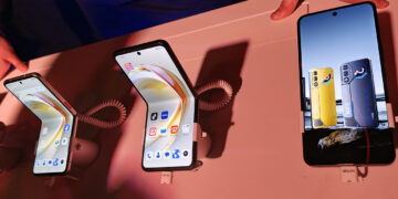 La china Nubia presentó sus nuevos equipos en un evento realizado en el club GEBA. Estuvimos presentes.