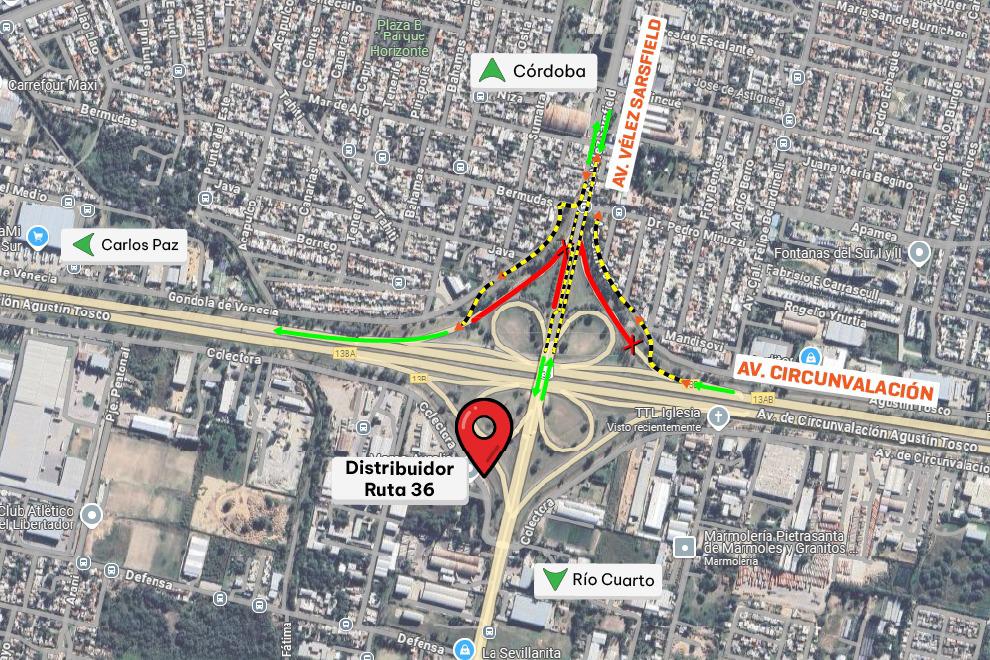 Se producirán demoras en la circulación por ese sector.