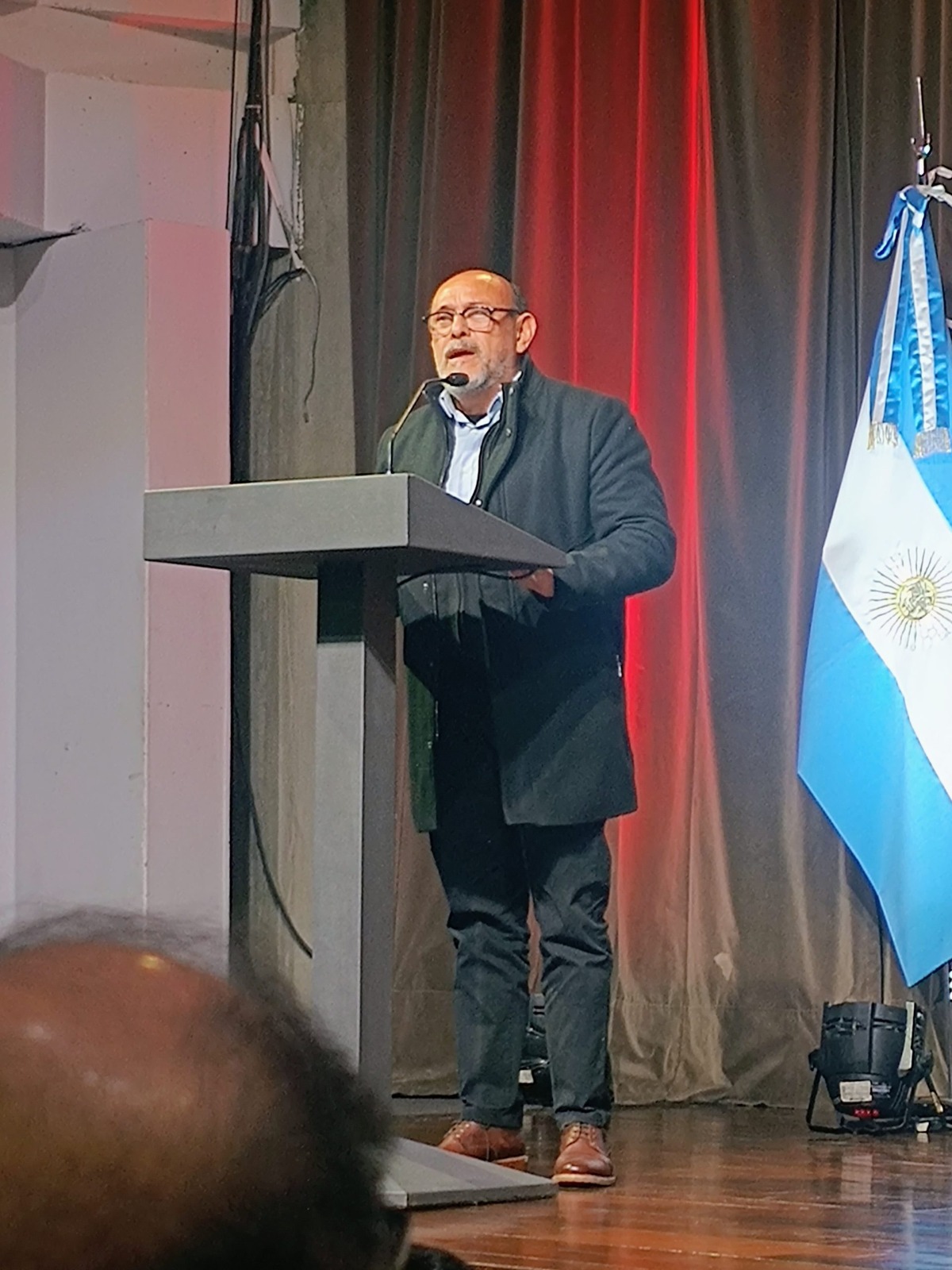 El secretario general del Sindicato de Empleados Públicos (SEP), Sergio Castro