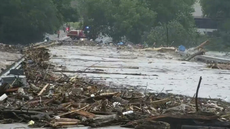 Inundaciones en Texas, Estados Unidos.