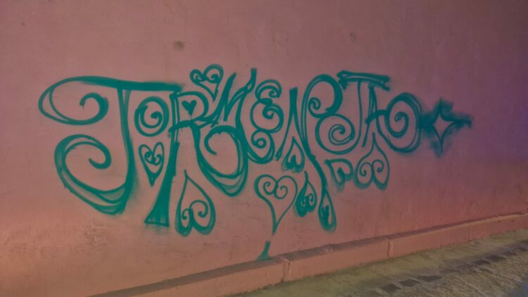 Una joven de 22 años fue detenida en barrio Güemes mientras pintaba grafitis en el Archivo Histórico Municipal.