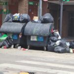Pese al anuncio de normalización, la ciudad sigue colapsada de basura Pese al anuncio de normalización, la ciudad sigue colapsada de basura