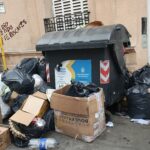 Pese al anuncio de normalización, la ciudad sigue colapsada de basura Pese al anuncio de normalización, la ciudad sigue colapsada de basura