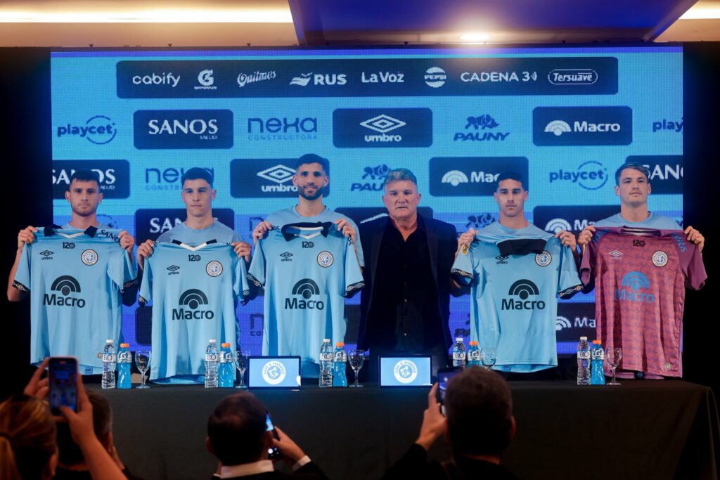 Belgrano presentó sus refuerzos