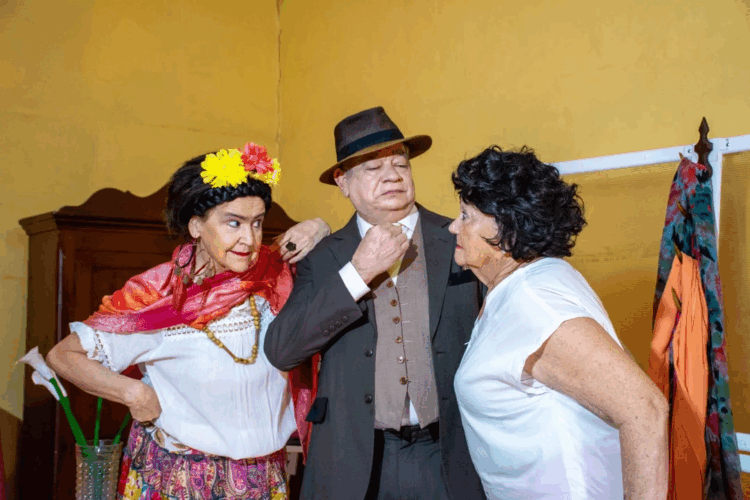 La obra "Frida y Diego, una pincelada de amor" se presentará en La Chacarita teatro el domingo.