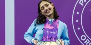 Agostina Hein hizo historia consagrándose campeona del mundo junior en 400 metros combinados Agostina Hein hizo historia consagrándose campeona del mundo junior en 400 metros combinados