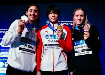 Agostina Hein se quedó con la plata en los 800 metros libres