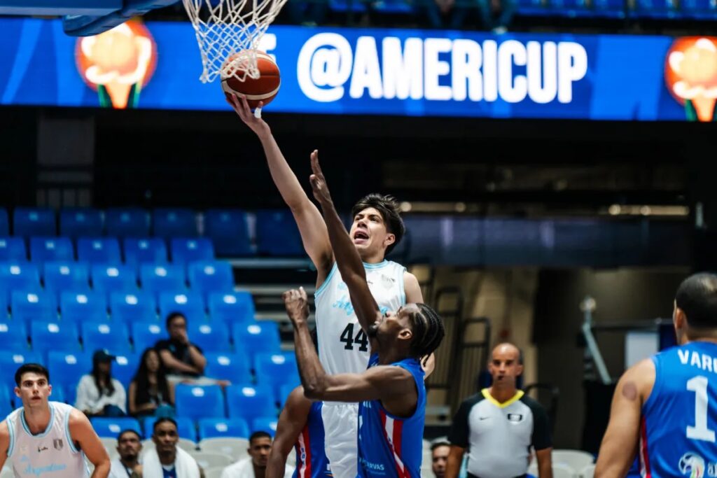 Argentina perdió en el segundo partido de la AmeriCup