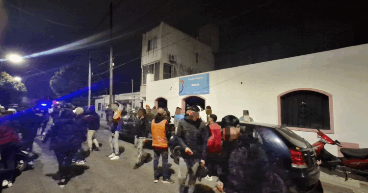 Fiesta clandestina en Córdoba. Foto: Policía de Córdoba.