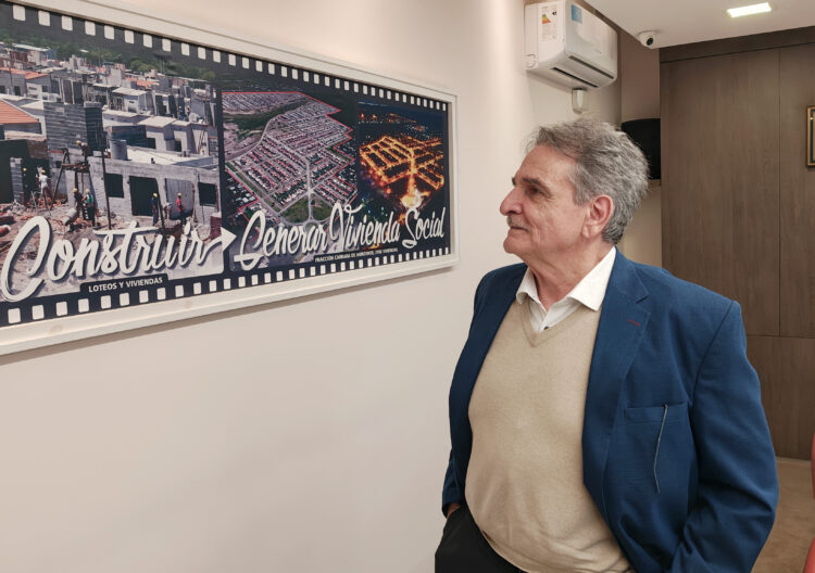El contador Julián Benassi, fundador y asesor legal de Cooperativa Horizonte.