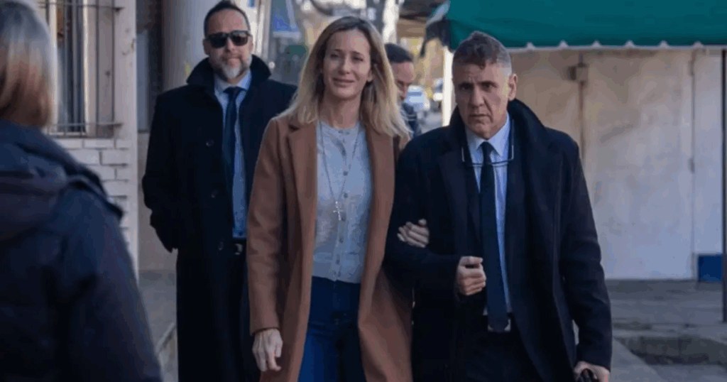 Julieta Prandi declara en juicio por abuso contra su exmarido, Claudio Contardi