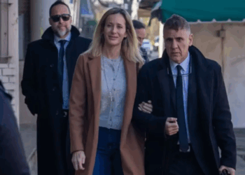 Julieta Prandi declara en juicio por abuso contra su exmarido, Claudio Contardi