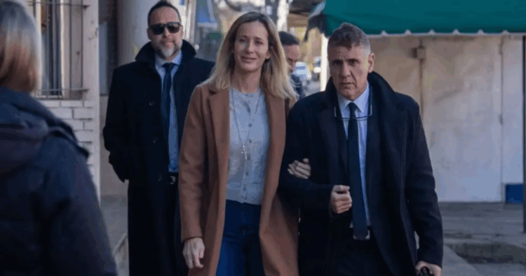 Julieta Prandi declara en juicio por abuso contra su exmarido, Claudio Contardi