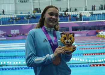 La nadadora cordobesa Malena Santillán conquistó otro oro para Argentina