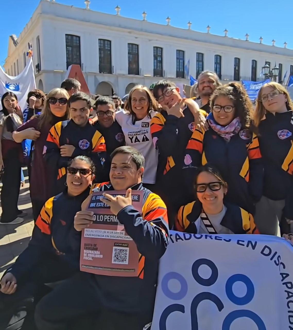 Sectores de discapacidad volvieron a manifestarse en nuestra ciudad