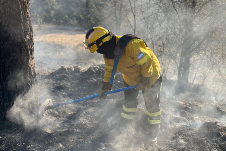Bomberos y aviones hidrantes sofocaron el foco ígneo iniciado en Capilla Vieja.