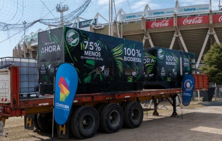 Generadores y biocombustibles listos en el Kempes para el histórico duelo entre Los Pumas y los All Blacks, que será el primer evento deportivo en Córdoba con energía 100% renovable.