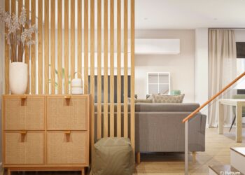 Separadores de madera.