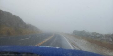 Nevadas y corte total en el Camino de las Altas Cumbres Nevadas y corte total en el Camino de las Altas Cumbres