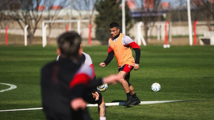Juan Ignacio Méndez entrenando en La Agustina.