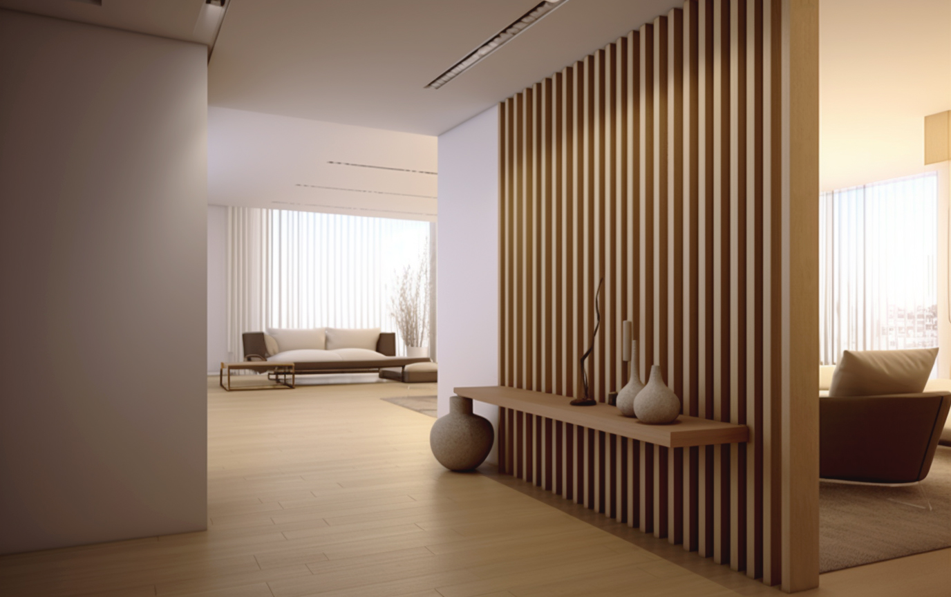 Separadores de madera: ocultan y dividen sin interrumpir Separadores de madera: ocultan y dividen sin interrumpir
