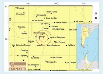Un sismo de magnitud 3.1 se registró en Córdoba y se sintió en Villa Dolores y Villa General Belgrano