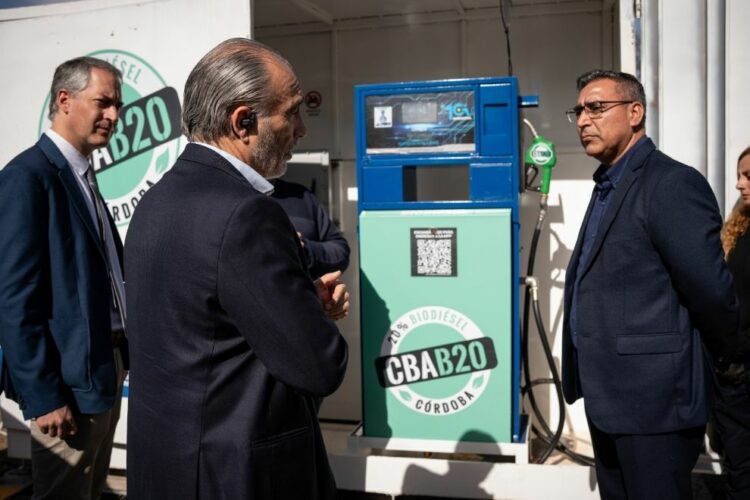 Córdoba puso en marcha el primer Punto Bio de expendio de Biocombustibles.