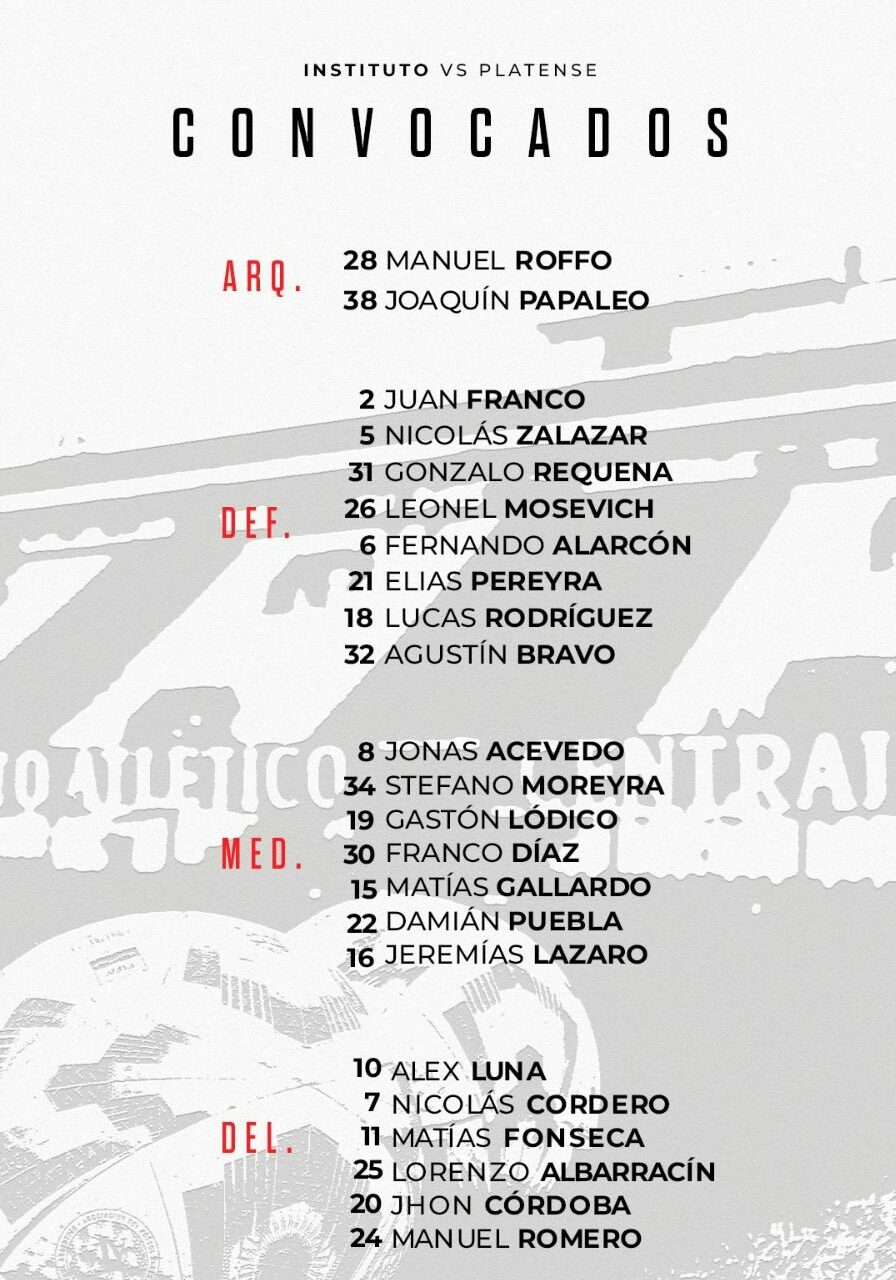 Instituto y Platense se enfrentan hoy en Córdoba por el Clausura