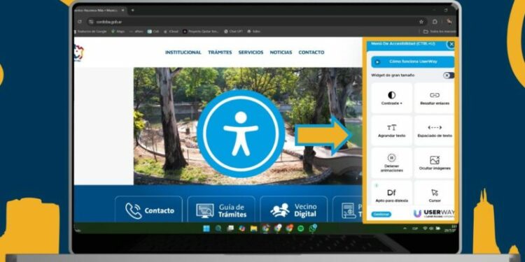 La Municipalidad de Córdoba actualiza y aporta accesibilidad a los sitios web y aplicaciones.