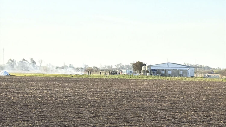 Caída de la avioneta.