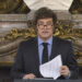 Javier Milei en Cadena Nacional.