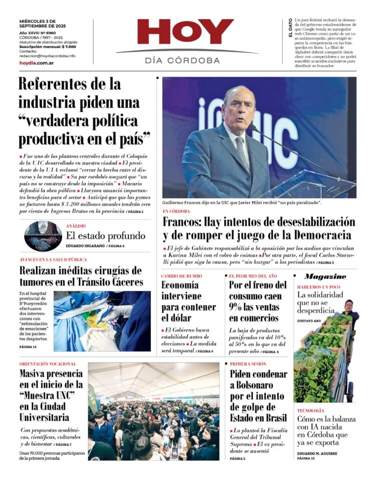 Tapa del día 03.09.25
