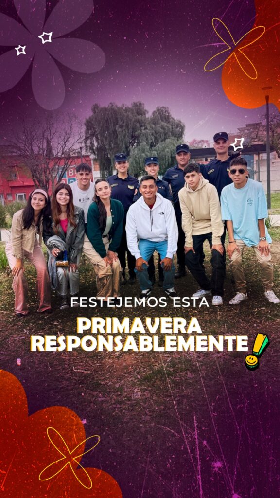 Al ritmo del cuarteto, la Policía da recomendaciones para los festejos de primavera