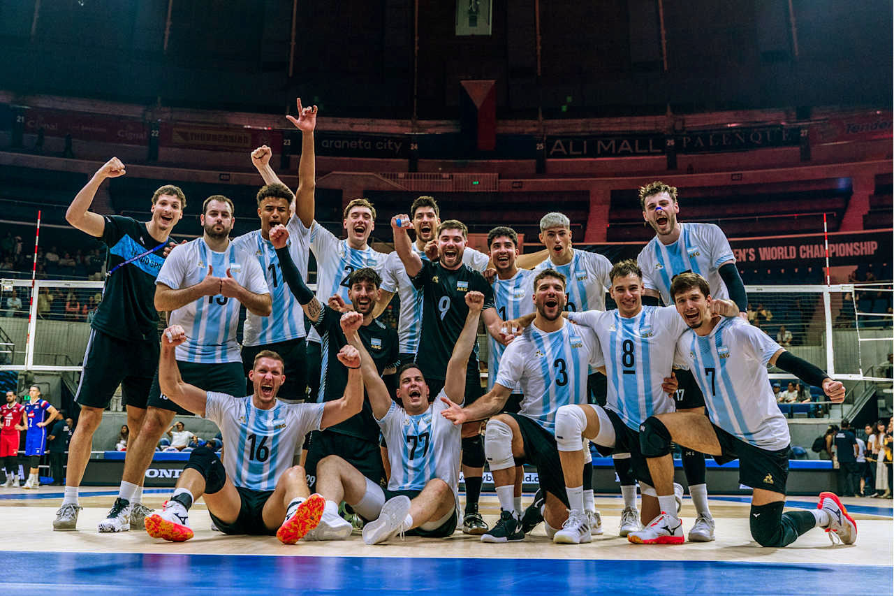 Argentina le ganó a Francia y se metió en octavos de final del Mundial de Vóley