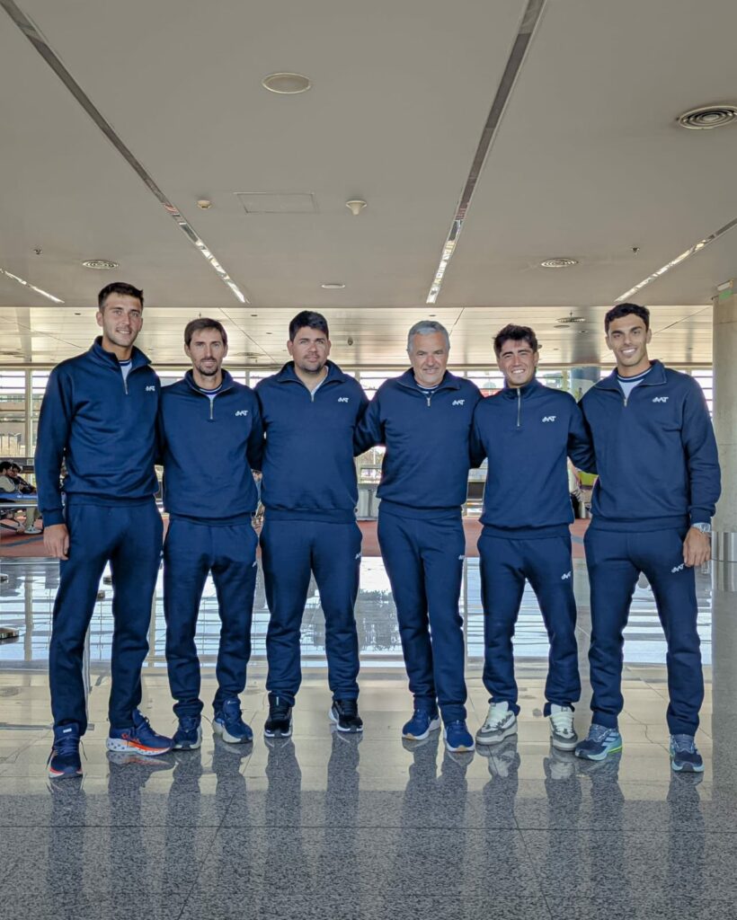 Argentina ya está en Países Bajos para jugar por Copa Davis