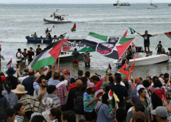 Atacaron otra vez con drones a la Flotilla Global Sumud