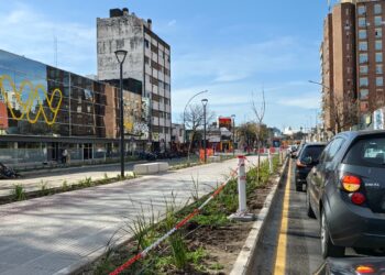 Así quedó la bulevarización de Av. Maipú entre Olmos y Sarmiento
