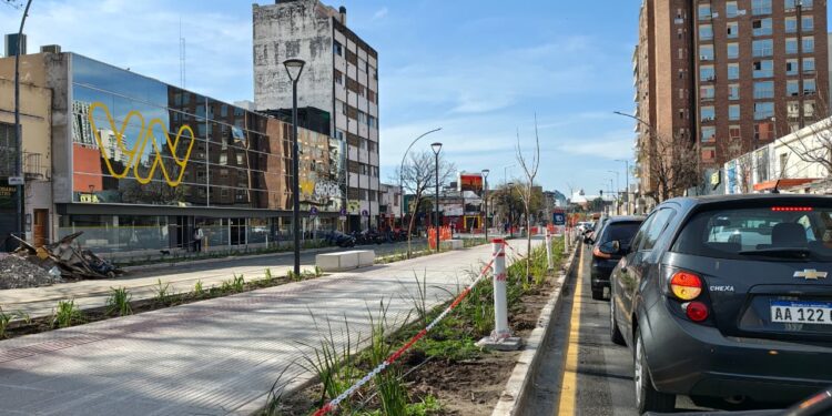 Así quedó la bulevarización de Av. Maipú entre Olmos y Sarmiento