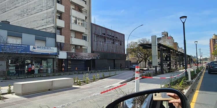 Así quedó la bulevarización de Av. Maipú entre Olmos y Sarmiento