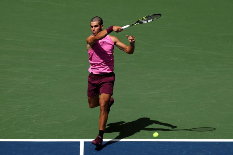 El español Carlos Alcaraz no cedió ningún set en lo que va del torneo.