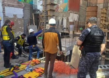 Desmoronamiento en un edificio en construcción de Nueva Córdoba.