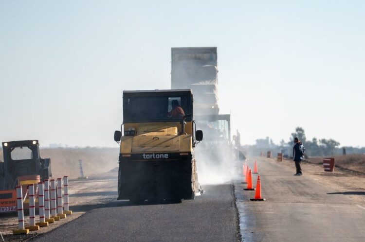 El objetivo es la repavimentación completa de la vía por ser una arteria estratégica en el territorio provincial.